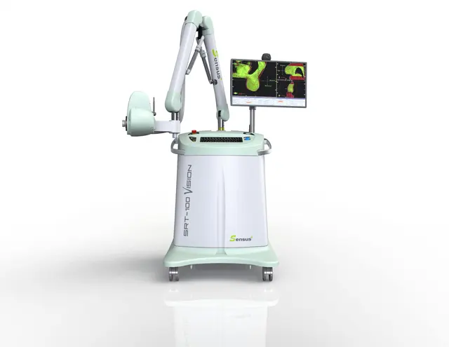 Image-guided superficial radiation therapy system used for non-surgical skin cancer treatment